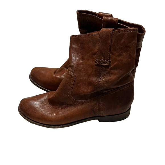 Frye  Anna SHORTIE leather boots - Picture 2 of 4